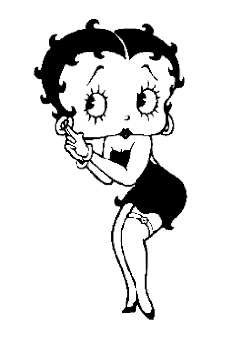 Página para colorir: Betty Boop (desenhos animados) #26062 - Páginas para Colorir Imprimíveis Gratuitamente