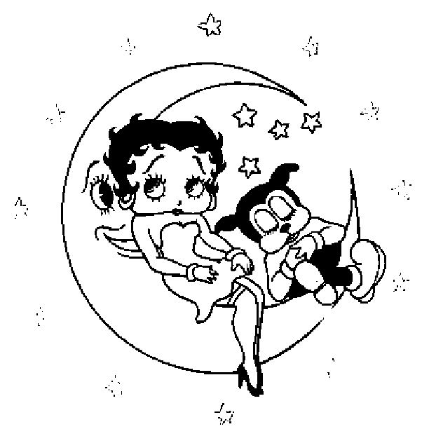 Página para colorir: Betty Boop (desenhos animados) #26072 - Páginas para Colorir Imprimíveis Gratuitamente