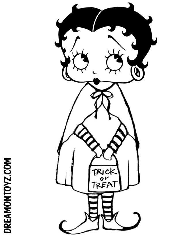 Página para colorir: Betty Boop (desenhos animados) #26086 - Páginas para Colorir Imprimíveis Gratuitamente