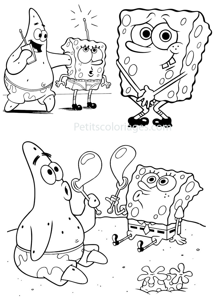 Página para colorir: bob esponja (desenhos animados) #33382 - Páginas para Colorir Imprimíveis Gratuitamente