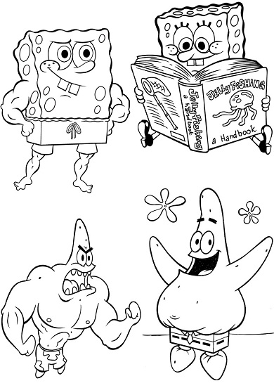 Página para colorir: bob esponja (desenhos animados) #33386 - Páginas para Colorir Imprimíveis Gratuitamente