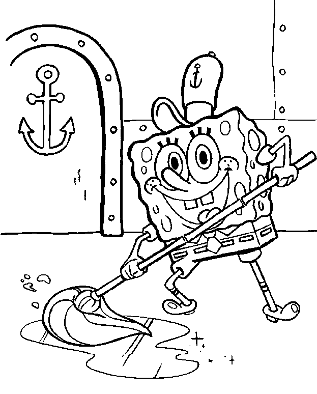 Página para colorir: bob esponja (desenhos animados) #33396 - Páginas para Colorir Imprimíveis Gratuitamente