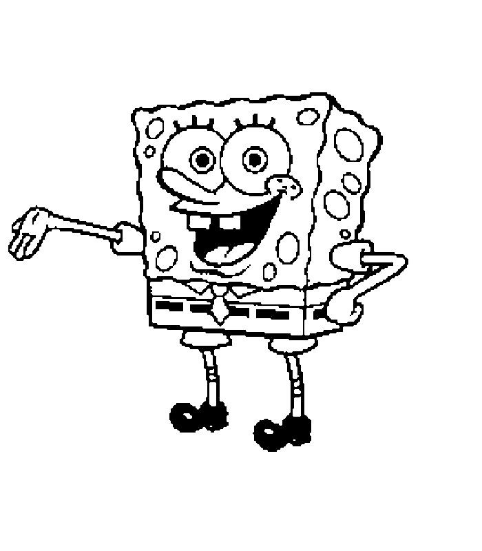 Página para colorir: bob esponja (desenhos animados) #33414 - Páginas para Colorir Imprimíveis Gratuitamente