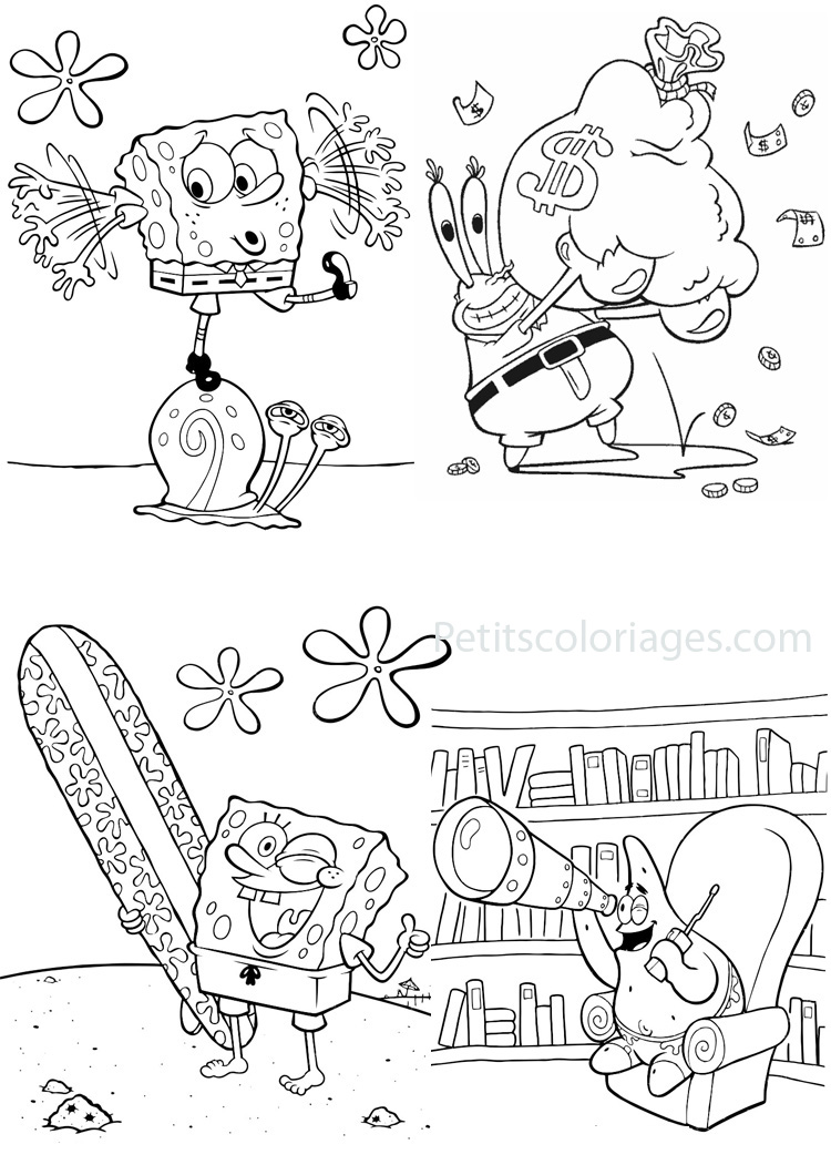 Página para colorir: bob esponja (desenhos animados) #33417 - Páginas para Colorir Imprimíveis Gratuitamente