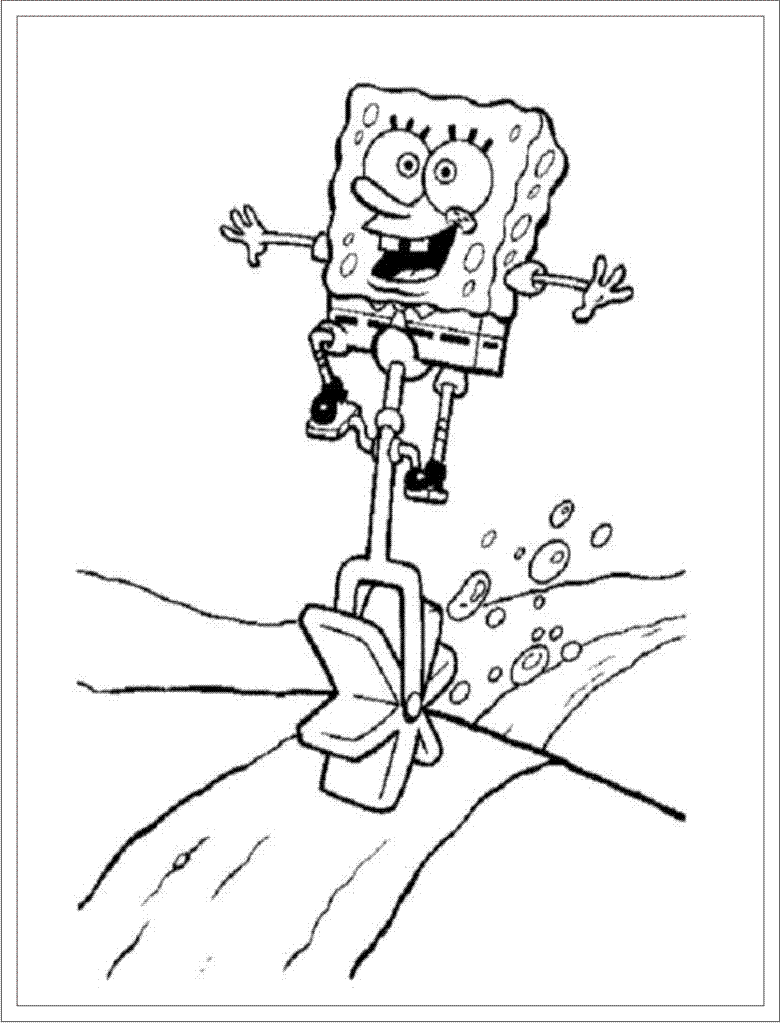 Página para colorir: bob esponja (desenhos animados) #33447 - Páginas para Colorir Imprimíveis Gratuitamente