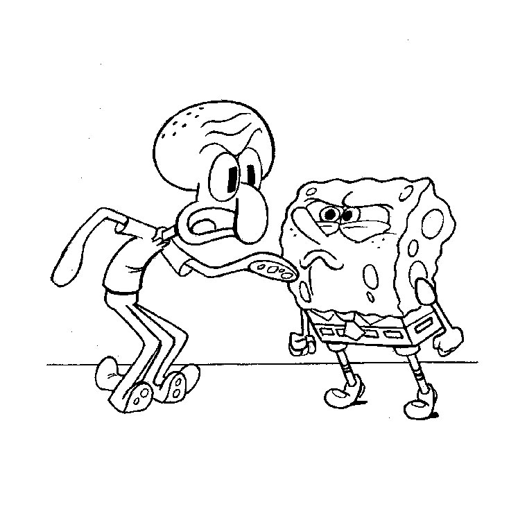 Página para colorir: bob esponja (desenhos animados) #33459 - Páginas para Colorir Imprimíveis Gratuitamente