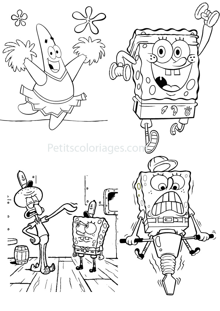 Página para colorir: bob esponja (desenhos animados) #33468 - Páginas para Colorir Imprimíveis Gratuitamente