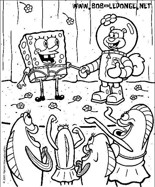 Página para colorir: bob esponja (desenhos animados) #33470 - Páginas para Colorir Imprimíveis Gratuitamente