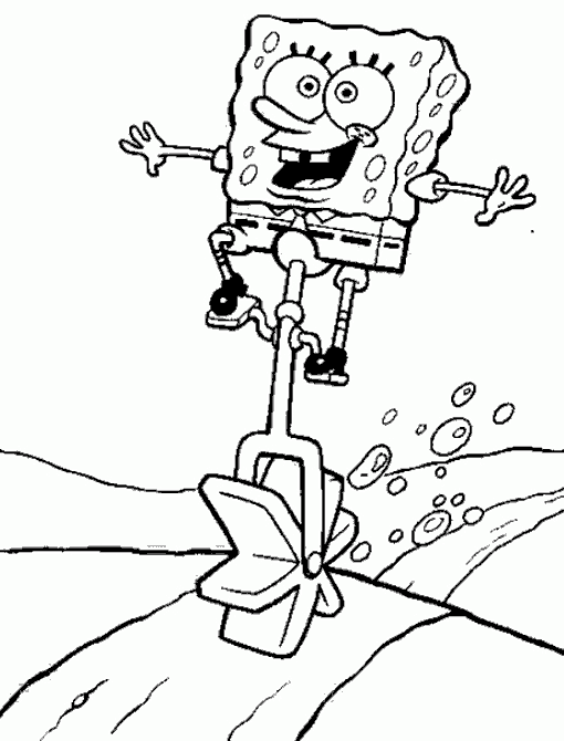 Página para colorir: bob esponja (desenhos animados) #33497 - Páginas para Colorir Imprimíveis Gratuitamente