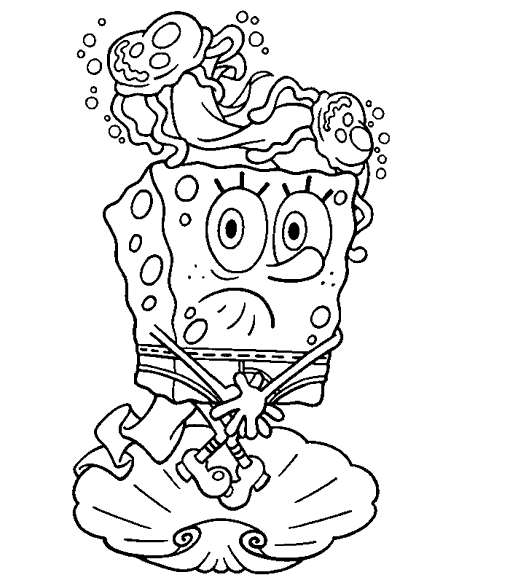 Página para colorir: bob esponja (desenhos animados) #33505 - Páginas para Colorir Imprimíveis Gratuitamente