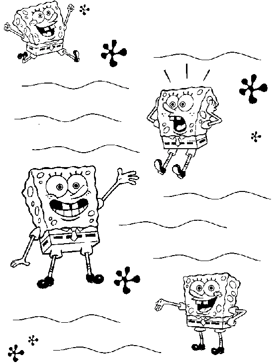 Página para colorir: bob esponja (desenhos animados) #33509 - Páginas para Colorir Imprimíveis Gratuitamente