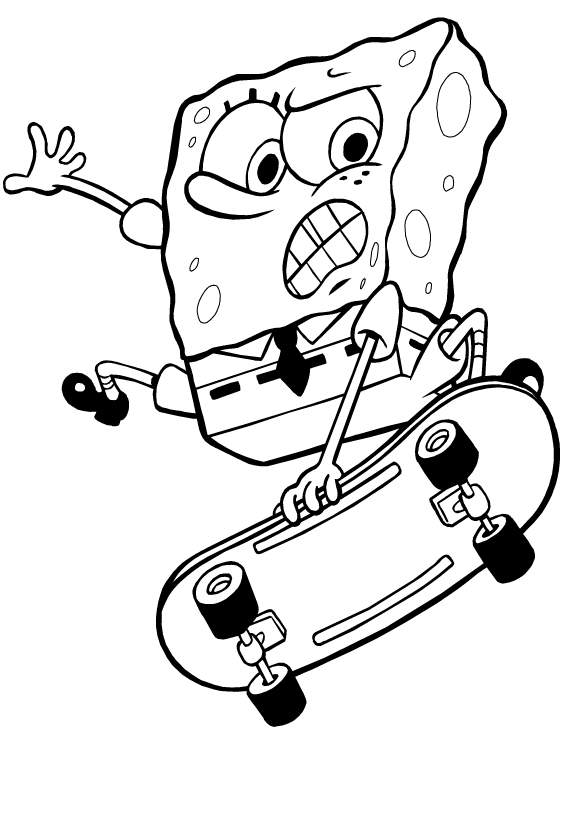 Página para colorir: bob esponja (desenhos animados) #33522 - Páginas para Colorir Imprimíveis Gratuitamente