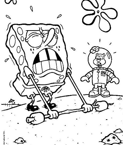 Página para colorir: bob esponja (desenhos animados) #33526 - Páginas para Colorir Imprimíveis Gratuitamente