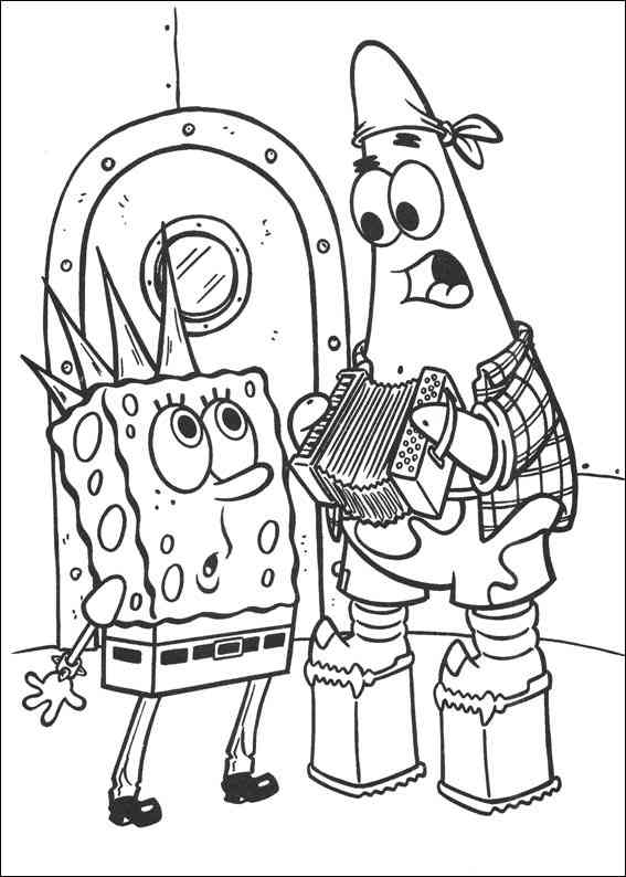 Página para colorir: bob esponja (desenhos animados) #33582 - Páginas para Colorir Imprimíveis Gratuitamente