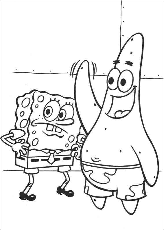 Página para colorir: bob esponja (desenhos animados) #33587 - Páginas para Colorir Imprimíveis Gratuitamente