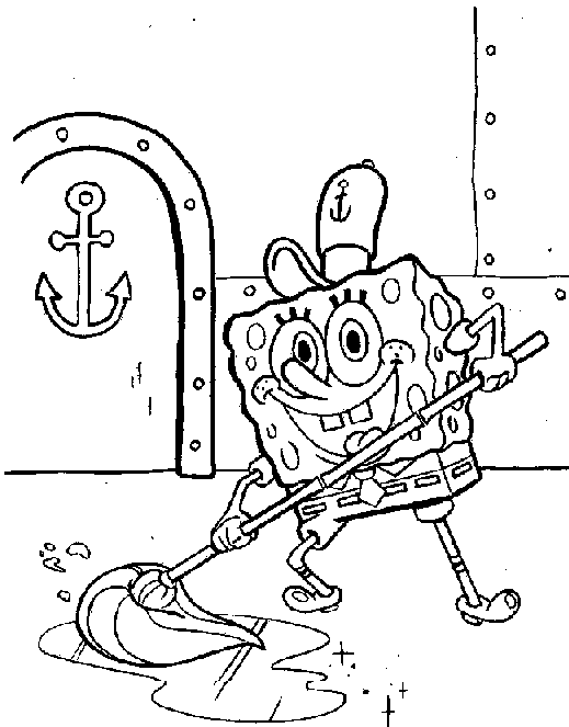 Página para colorir: bob esponja (desenhos animados) #33609 - Páginas para Colorir Imprimíveis Gratuitamente