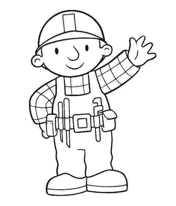 Página para colorir: Bob o construtor (desenhos animados) #33068 - Páginas para Colorir Imprimíveis Gratuitamente