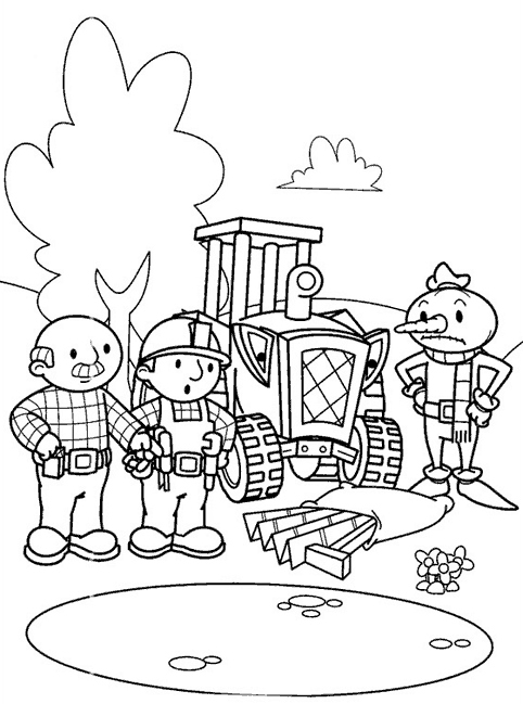Página para colorir: Bob o construtor (desenhos animados) #33083 - Páginas para Colorir Imprimíveis Gratuitamente