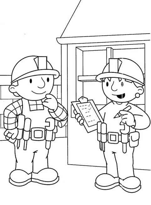 Página para colorir: Bob o construtor (desenhos animados) #33106 - Páginas para Colorir Imprimíveis Gratuitamente
