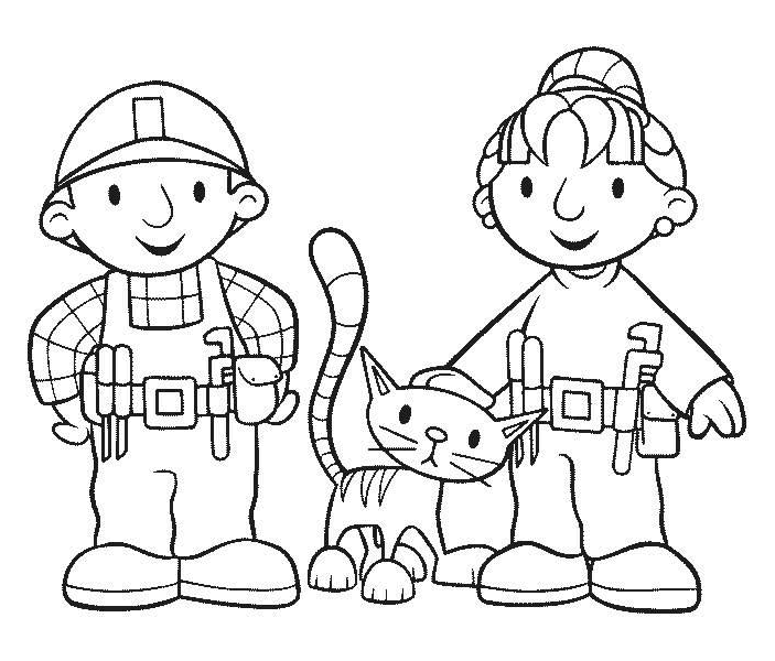 Página para colorir: Bob o construtor (desenhos animados) #33119 - Páginas para Colorir Imprimíveis Gratuitamente