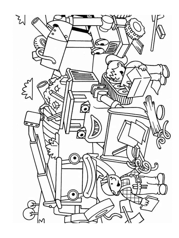 Página para colorir: Bob o construtor (desenhos animados) #33120 - Páginas para Colorir Imprimíveis Gratuitamente