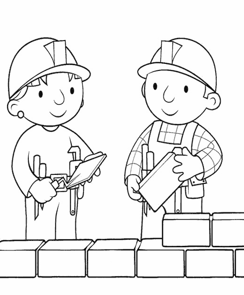 Página para colorir: Bob o construtor (desenhos animados) #33128 - Páginas para Colorir Imprimíveis Gratuitamente