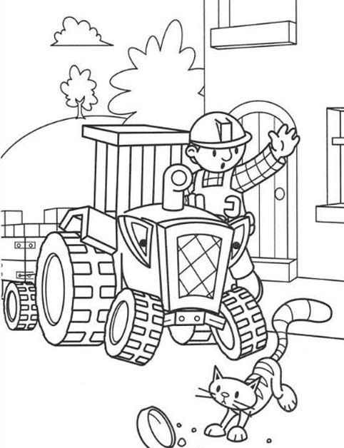 Página para colorir: Bob o construtor (desenhos animados) #33157 - Páginas para Colorir Imprimíveis Gratuitamente