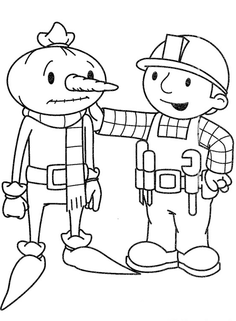 Página para colorir: Bob o construtor (desenhos animados) #33159 - Páginas para Colorir Imprimíveis Gratuitamente