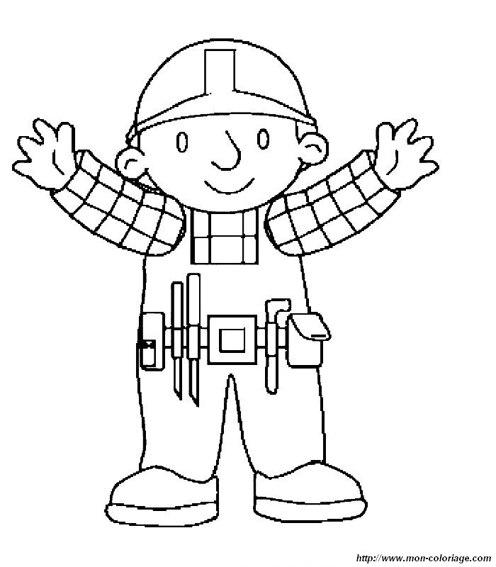 Página para colorir: Bob o construtor (desenhos animados) #33180 - Páginas para Colorir Imprimíveis Gratuitamente