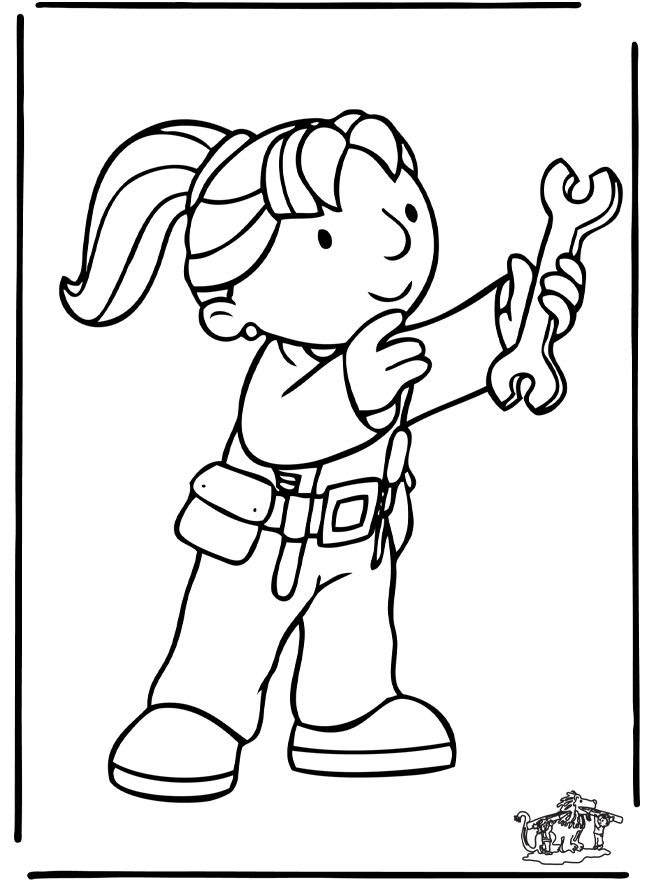 Página para colorir: Bob o construtor (desenhos animados) #33211 - Páginas para Colorir Imprimíveis Gratuitamente