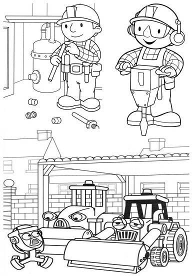Página para colorir: Bob o construtor (desenhos animados) #33213 - Páginas para Colorir Imprimíveis Gratuitamente