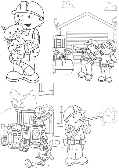 Página para colorir: Bob o construtor (desenhos animados) #33216 - Páginas para Colorir Imprimíveis Gratuitamente