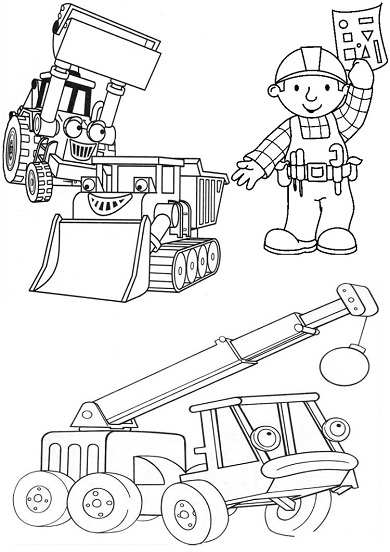 Página para colorir: Bob o construtor (desenhos animados) #33222 - Páginas para Colorir Imprimíveis Gratuitamente