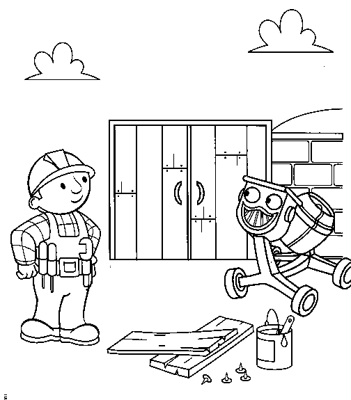 Página para colorir: Bob o construtor (desenhos animados) #33232 - Páginas para Colorir Imprimíveis Gratuitamente