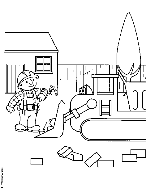 Página para colorir: Bob o construtor (desenhos animados) #33235 - Páginas para Colorir Imprimíveis Gratuitamente