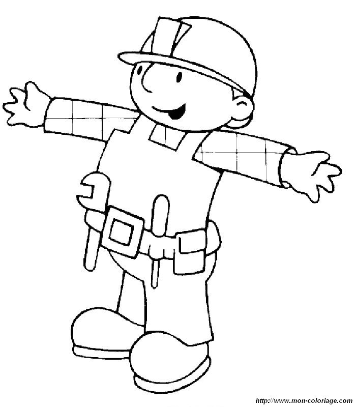 Página para colorir: Bob o construtor (desenhos animados) #33237 - Páginas para Colorir Imprimíveis Gratuitamente