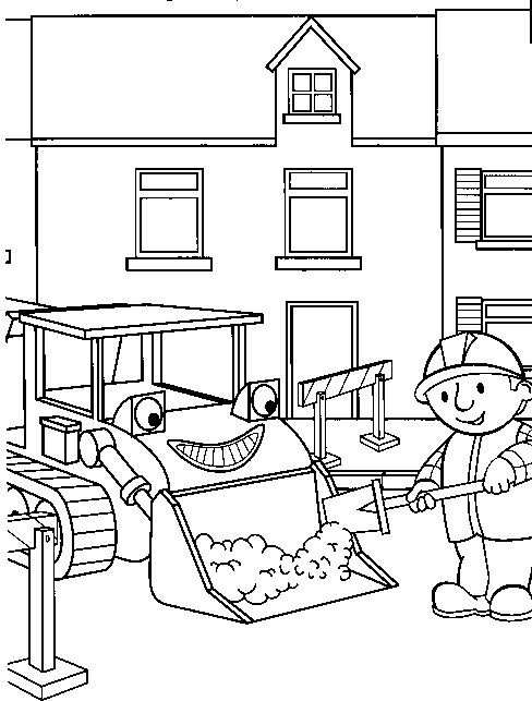 Página para colorir: Bob o construtor (desenhos animados) #33265 - Páginas para Colorir Imprimíveis Gratuitamente