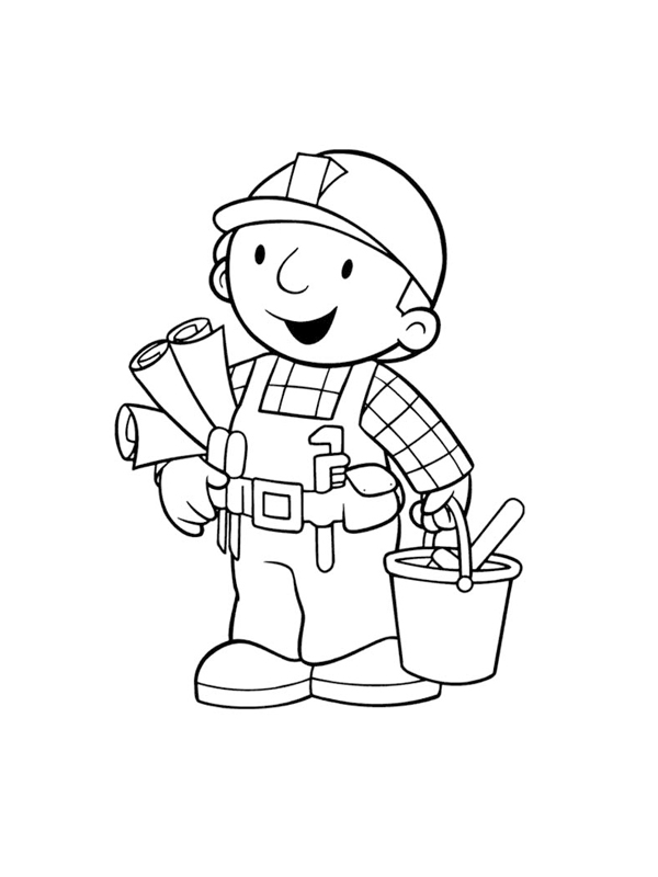 Página para colorir: Bob o construtor (desenhos animados) #33266 - Páginas para Colorir Imprimíveis Gratuitamente