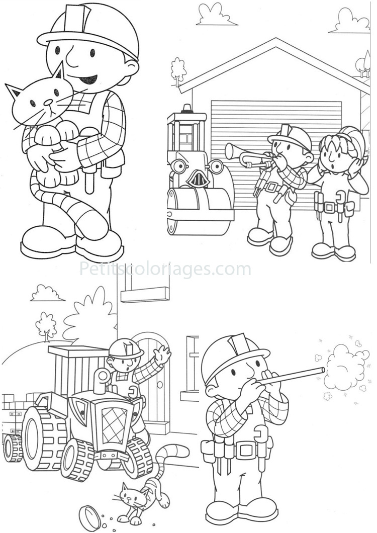 Página para colorir: Bob o construtor (desenhos animados) #33282 - Páginas para Colorir Imprimíveis Gratuitamente