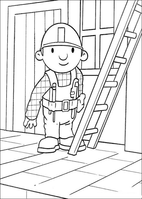 Página para colorir: Bob o construtor (desenhos animados) #33323 - Páginas para Colorir Imprimíveis Gratuitamente