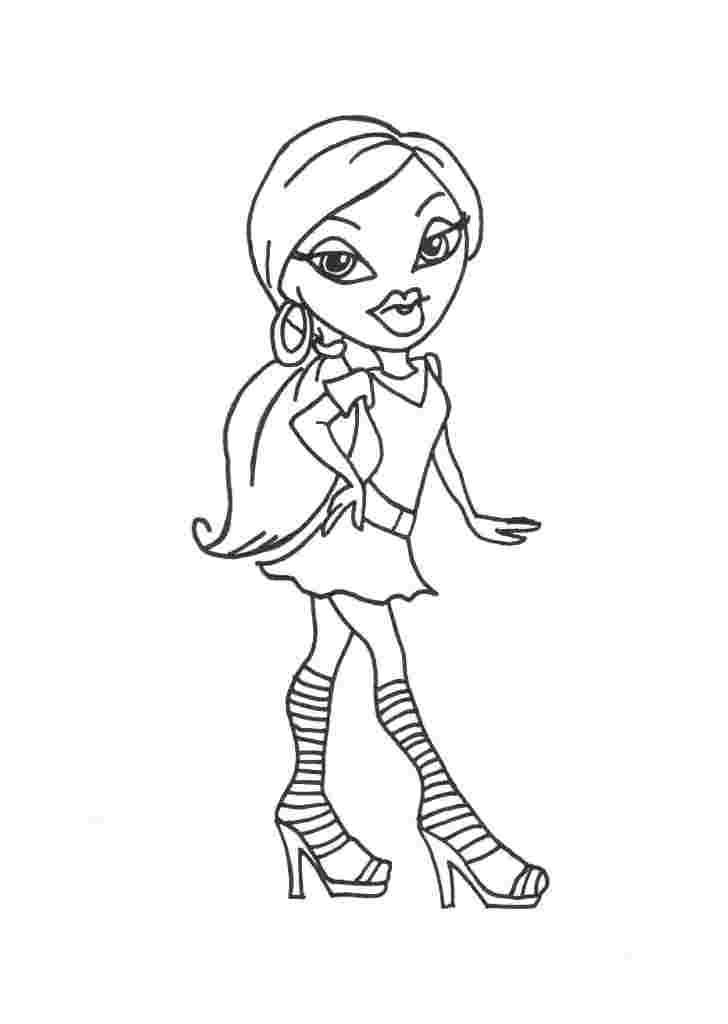 Página para colorir: Bratz (desenhos animados) #32365 - Páginas para Colorir Imprimíveis Gratuitamente