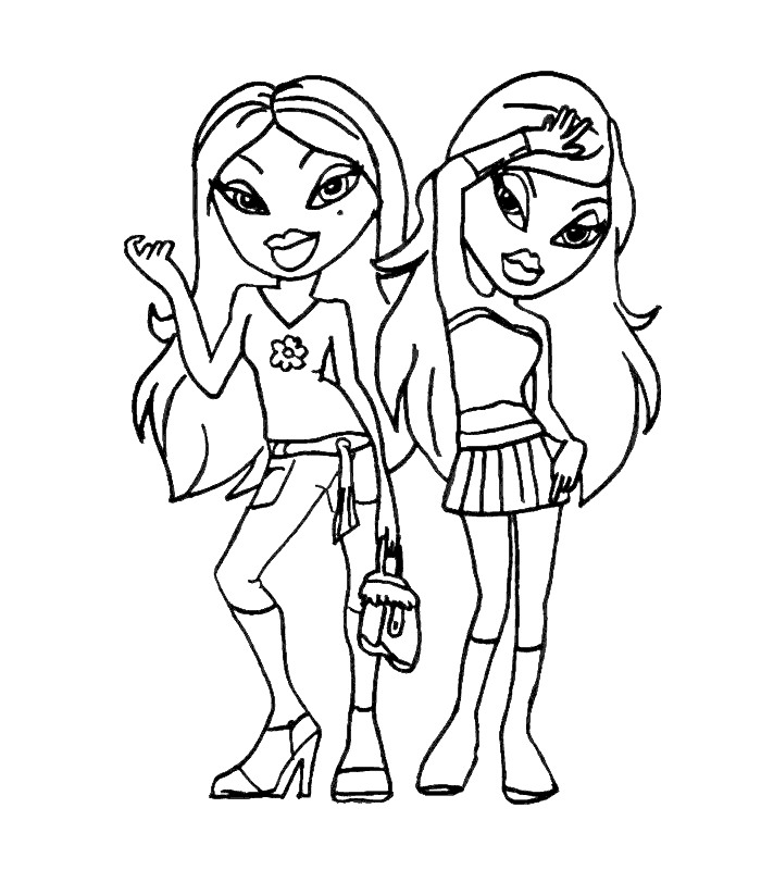 Página para colorir: Bratz (desenhos animados) #32369 - Páginas para Colorir Imprimíveis Gratuitamente