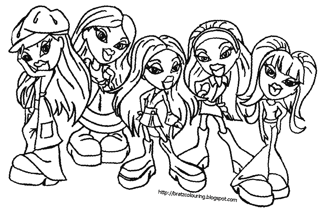 Página para colorir: Bratz (desenhos animados) #32389 - Páginas para Colorir Imprimíveis Gratuitamente