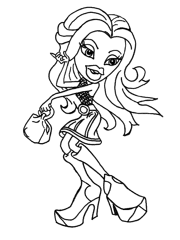 Página para colorir: Bratz (desenhos animados) #32395 - Páginas para Colorir Imprimíveis Gratuitamente