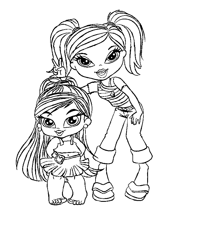 Página para colorir: Bratz (desenhos animados) #32402 - Páginas para Colorir Imprimíveis Gratuitamente