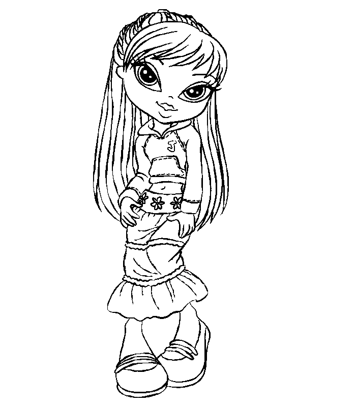 Página para colorir: Bratz (desenhos animados) #32426 - Páginas para Colorir Imprimíveis Gratuitamente