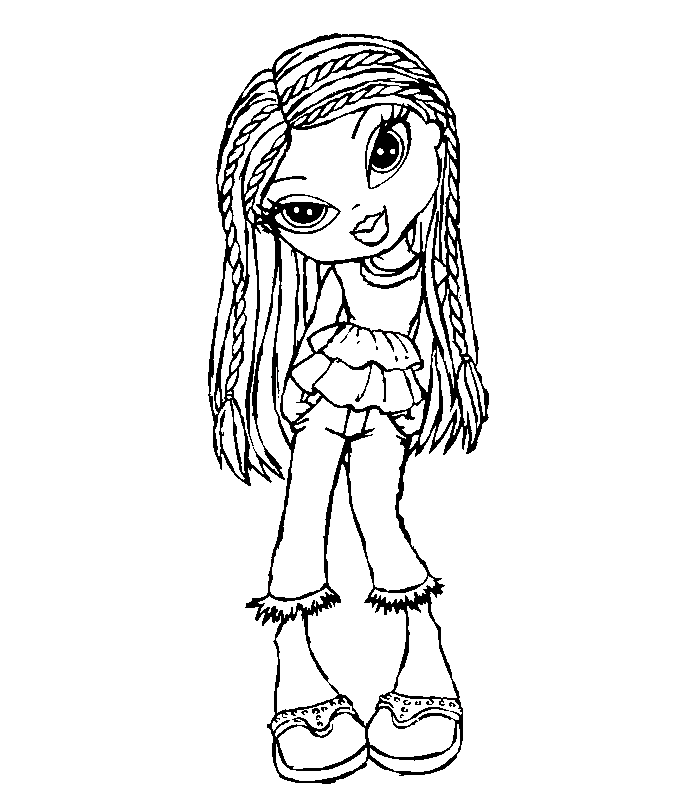 Página para colorir: Bratz (desenhos animados) #32435 - Páginas para Colorir Imprimíveis Gratuitamente