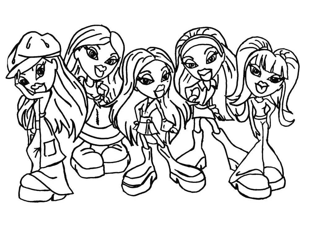 Página para colorir: Bratz (desenhos animados) #32464 - Páginas para Colorir Imprimíveis Gratuitamente