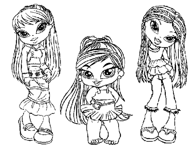 Página para colorir: Bratz (desenhos animados) #32466 - Páginas para Colorir Imprimíveis Gratuitamente