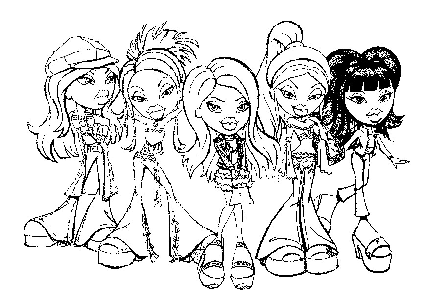 Página para colorir: Bratz (desenhos animados) #32488 - Páginas para Colorir Imprimíveis Gratuitamente